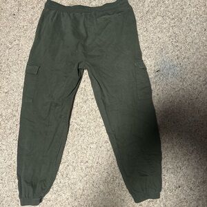 Green joggers